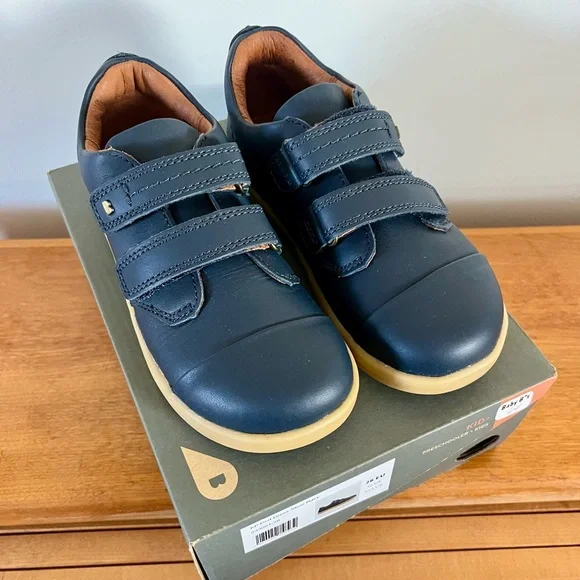 Bobux Navy Blue KP Port Dress Shoe (28EU/10.5US) - Picture 1 of 7